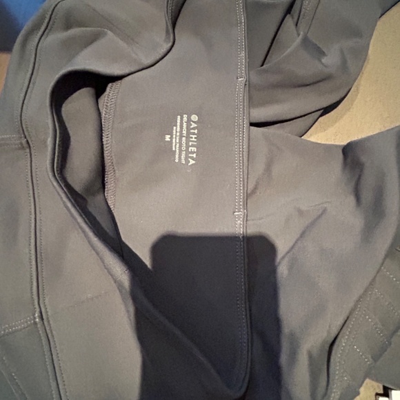 Athleta Delancey Moto Tight Medium Gray Size Medium - Picture 6 of 6